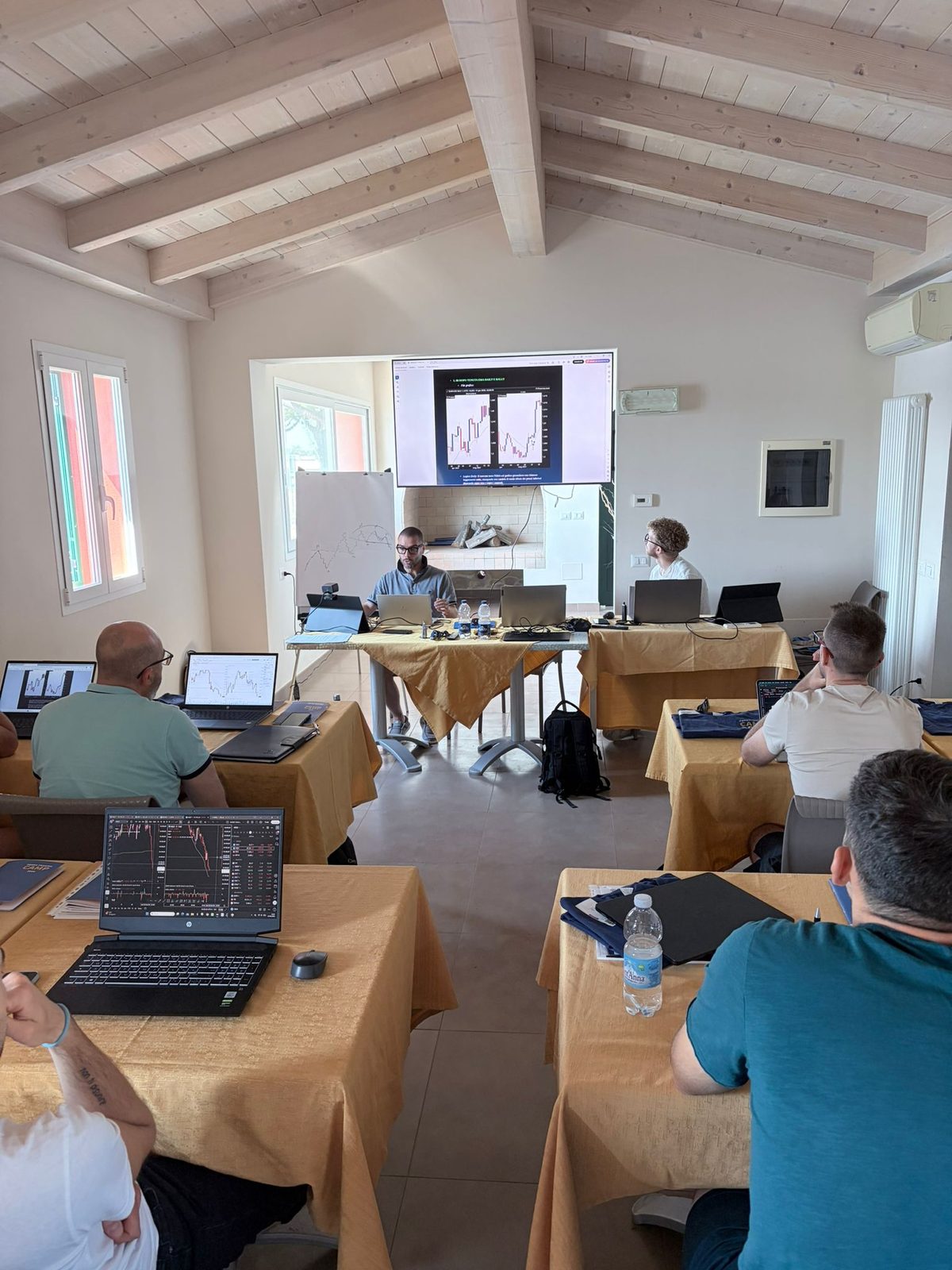 Formazione dal vivo all'Elite Trading Camp